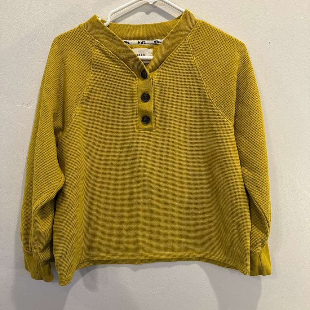 Madewell Golden Button-Up Cardigan Size M